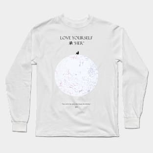 LOVE YOURSELF 承 ‘HER’ Moon Dark Long Sleeve T-Shirt